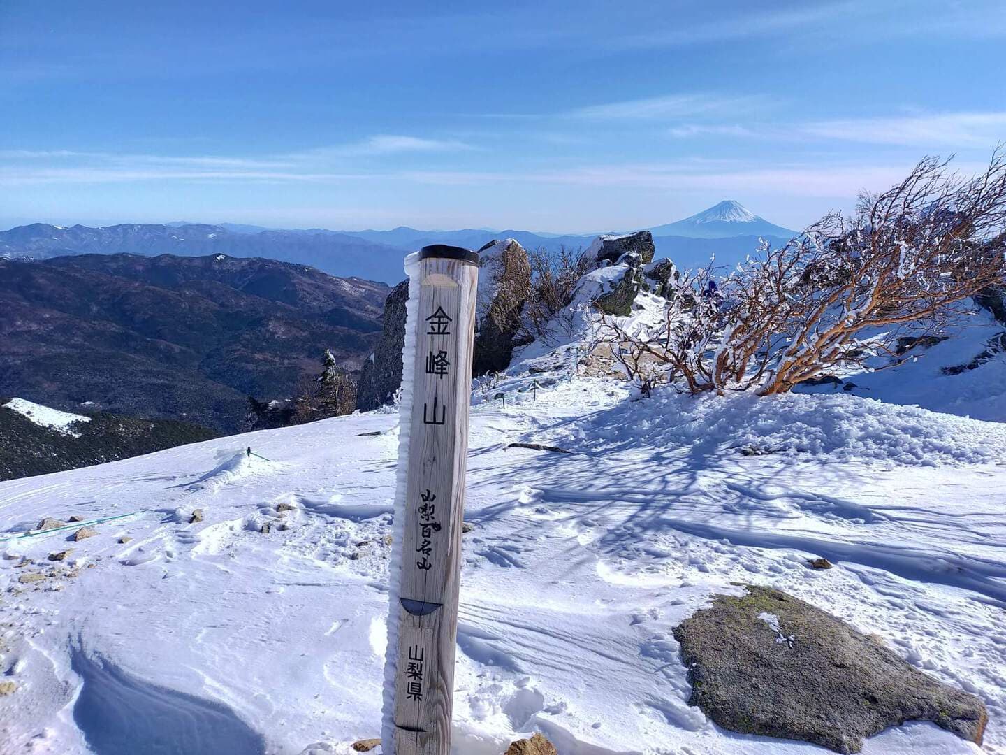 金峰山からの富士